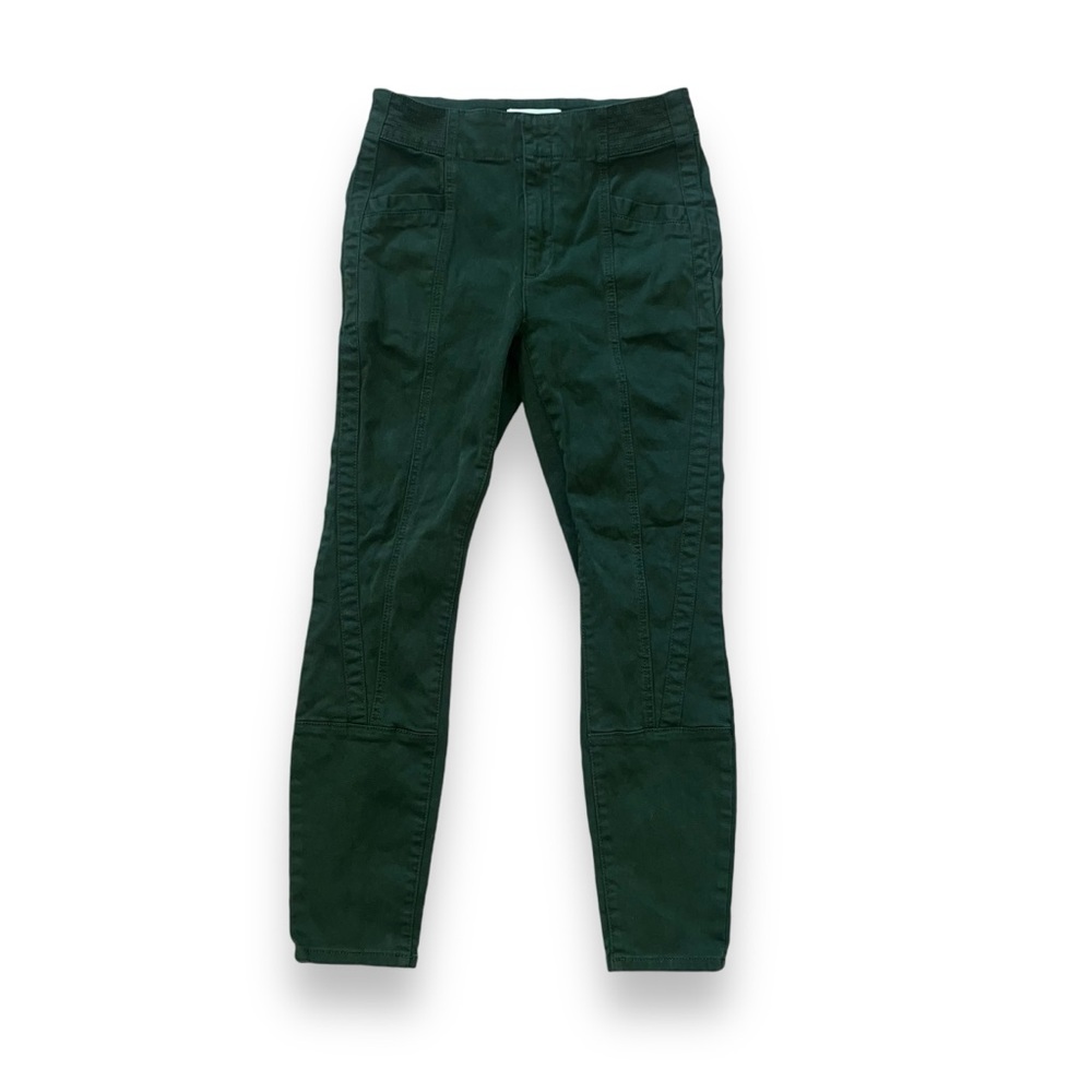 Anthropologie Jefferson Seamed Leggings Women’s 27 Green Cotton Blend